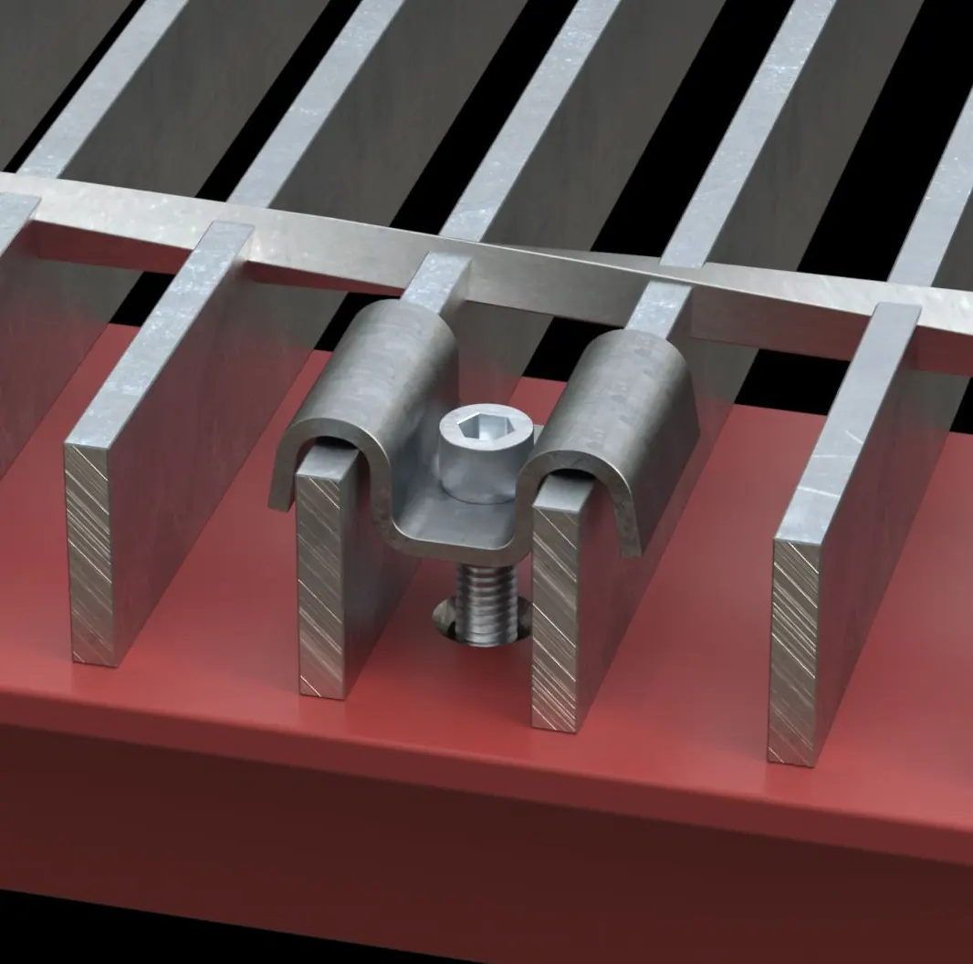 ACC025 Galvanized Steel Type CA Saddle Clip for Bar Grating thumbnail 7