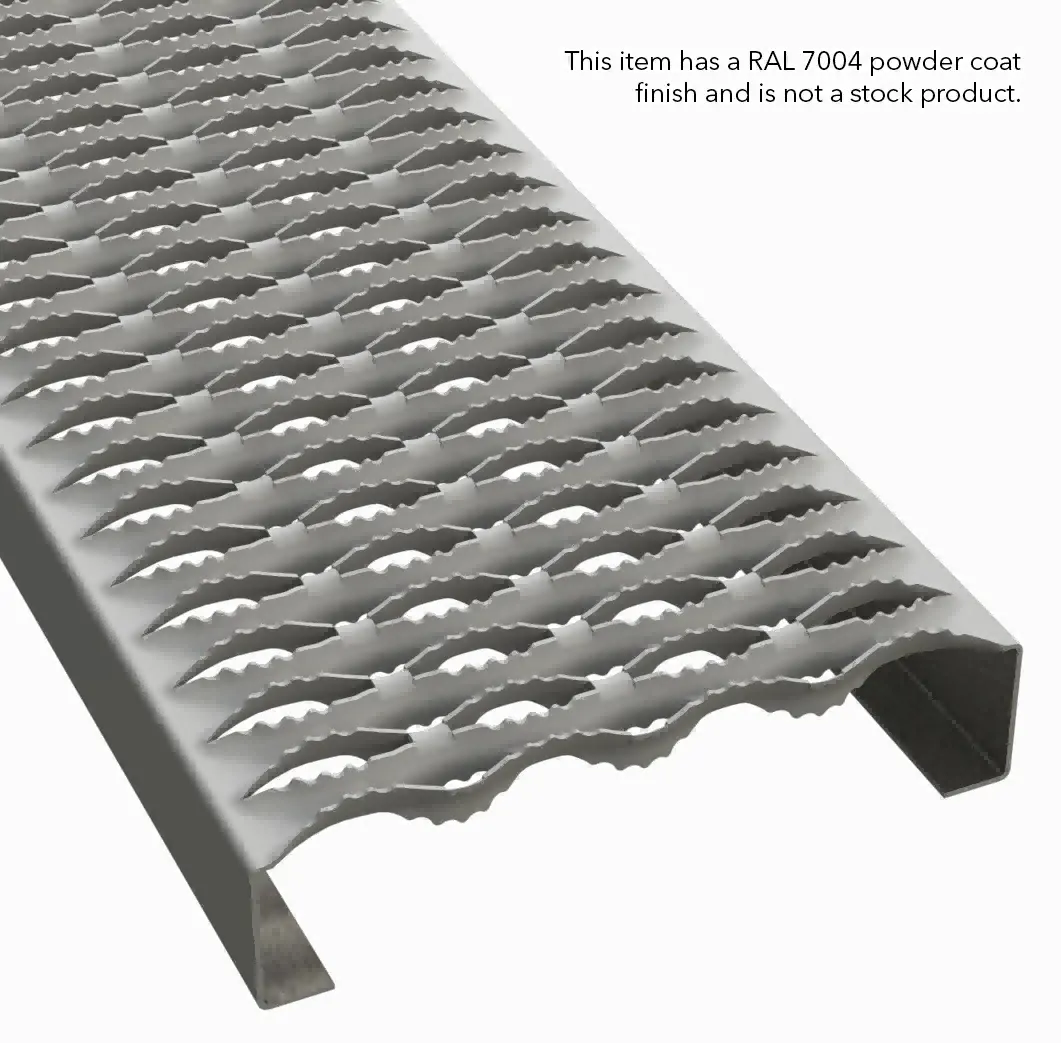 PLA077 HRPO Carbon Steel Serrated 9-1/2" Wide Plank Grating thumbnail 3