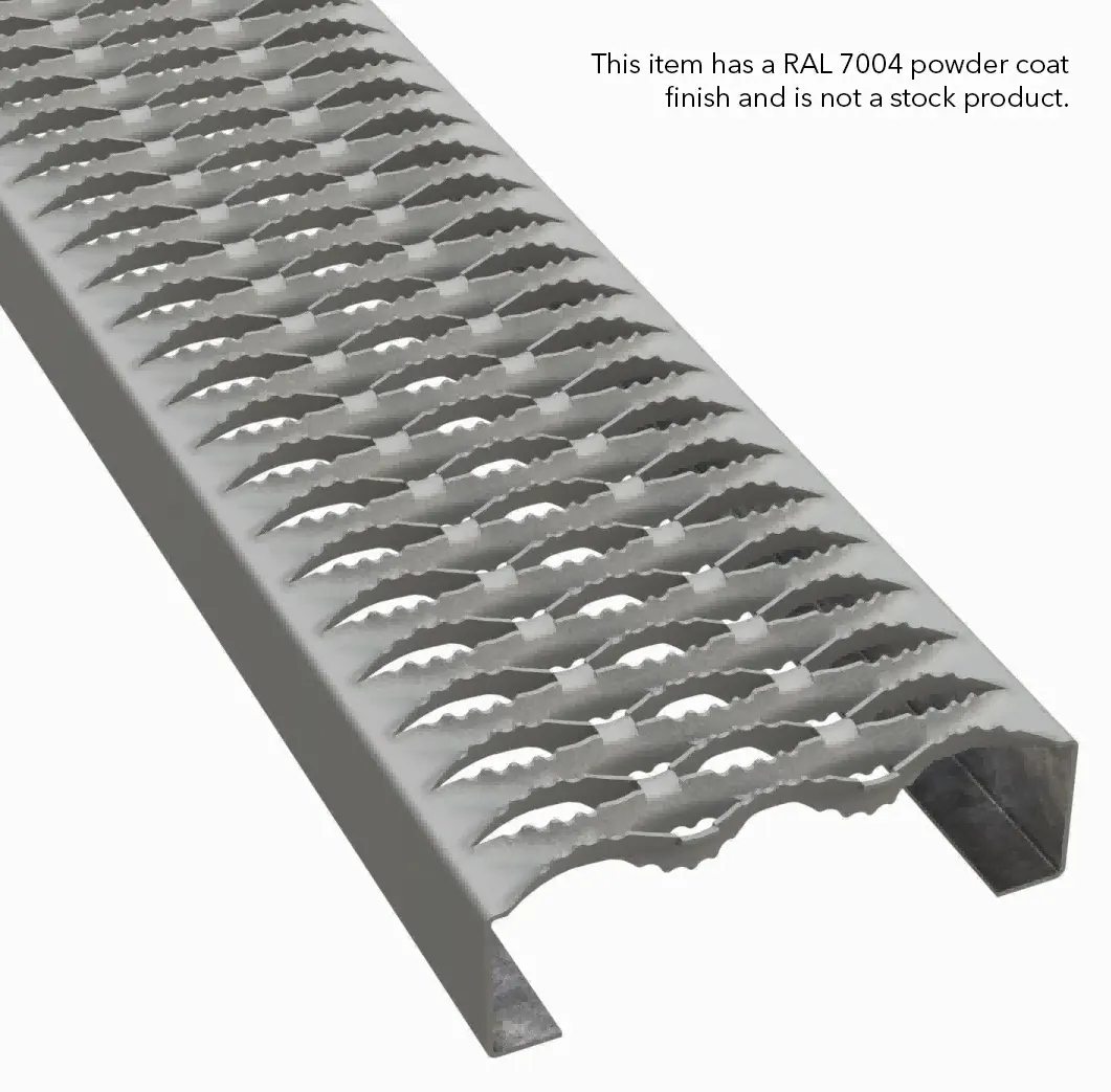 Miniatura de PLA070 acero pregalvanizado dentado 7" Wide plank rejilla 2