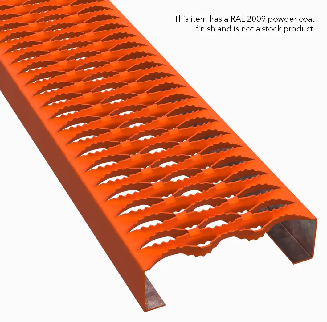 Miniatura de PLA070 acero pregalvanizado dentado 7" Wide plank rejilla 6