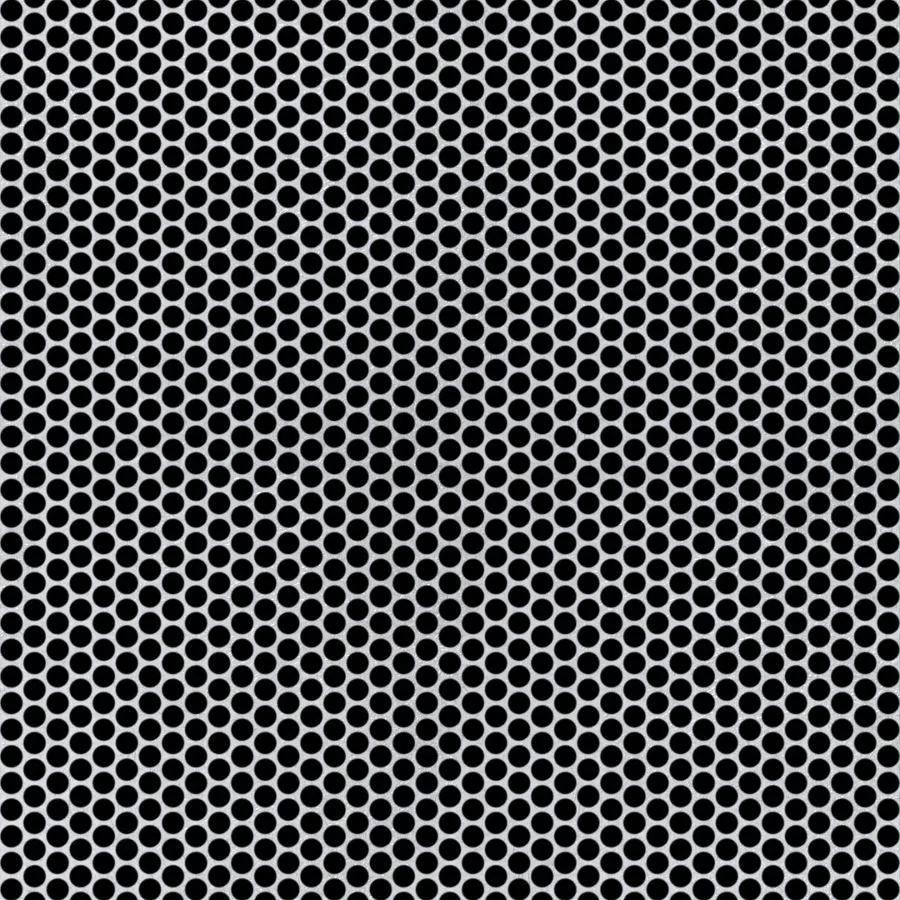 RO-064 Round Staggered Perforated Aluminum Sheet