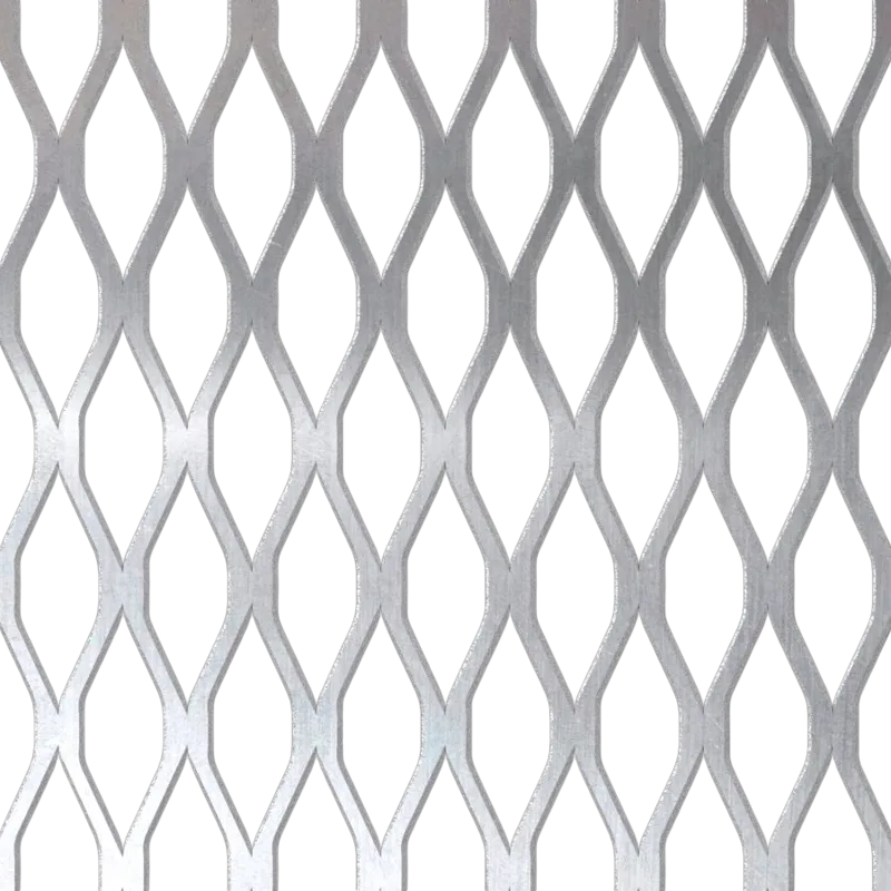 81F1444AL Flattened Aluminum Expanded Metal