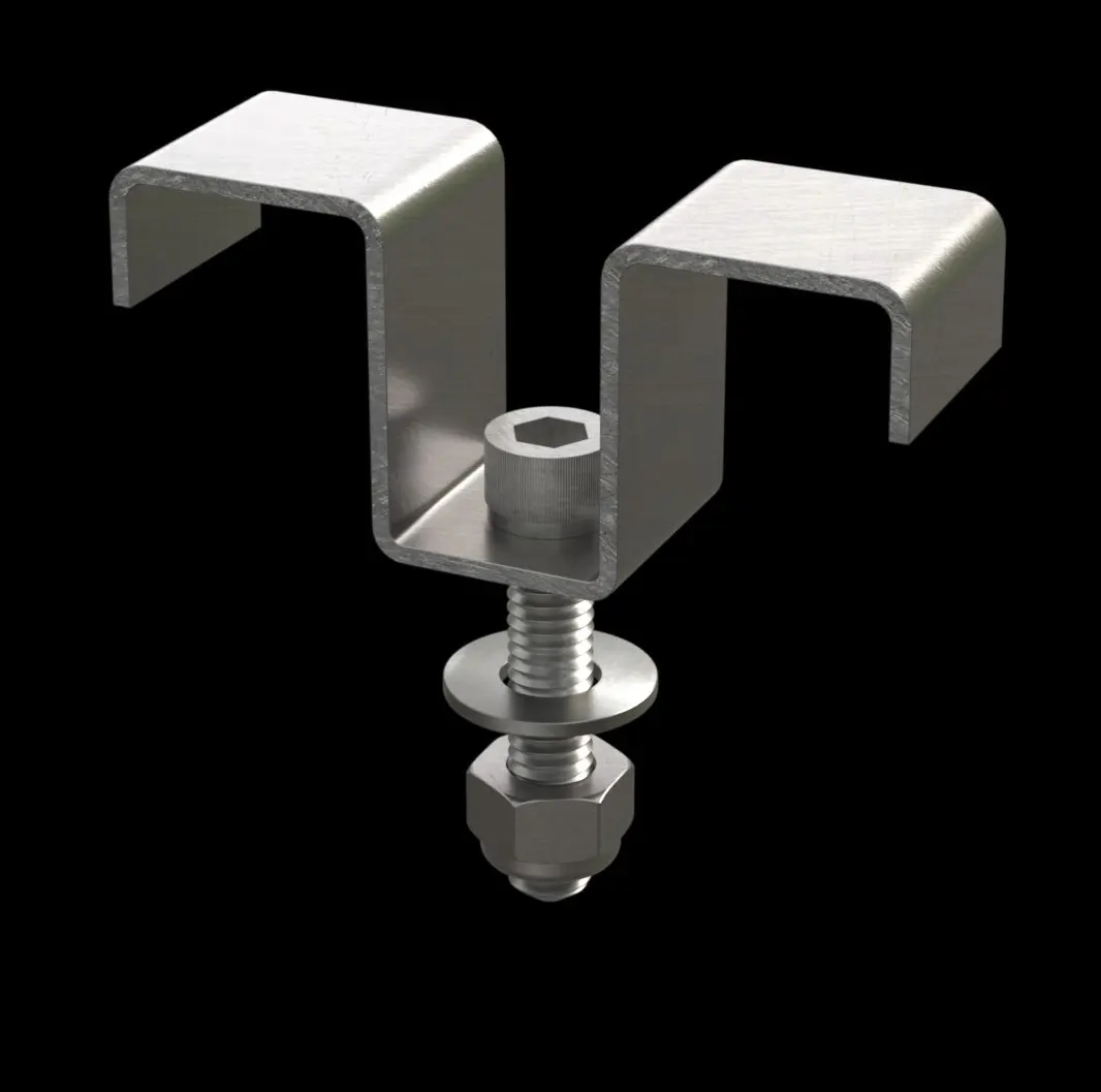 ACC016 316 Stainless Steel Type MI-6010 Saddle Clip for FRP Grating