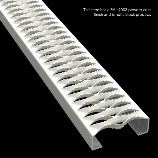 miniatura PLA021 acciaio pre-zincato dentato 4-3/4" Wide plank grigliato 4