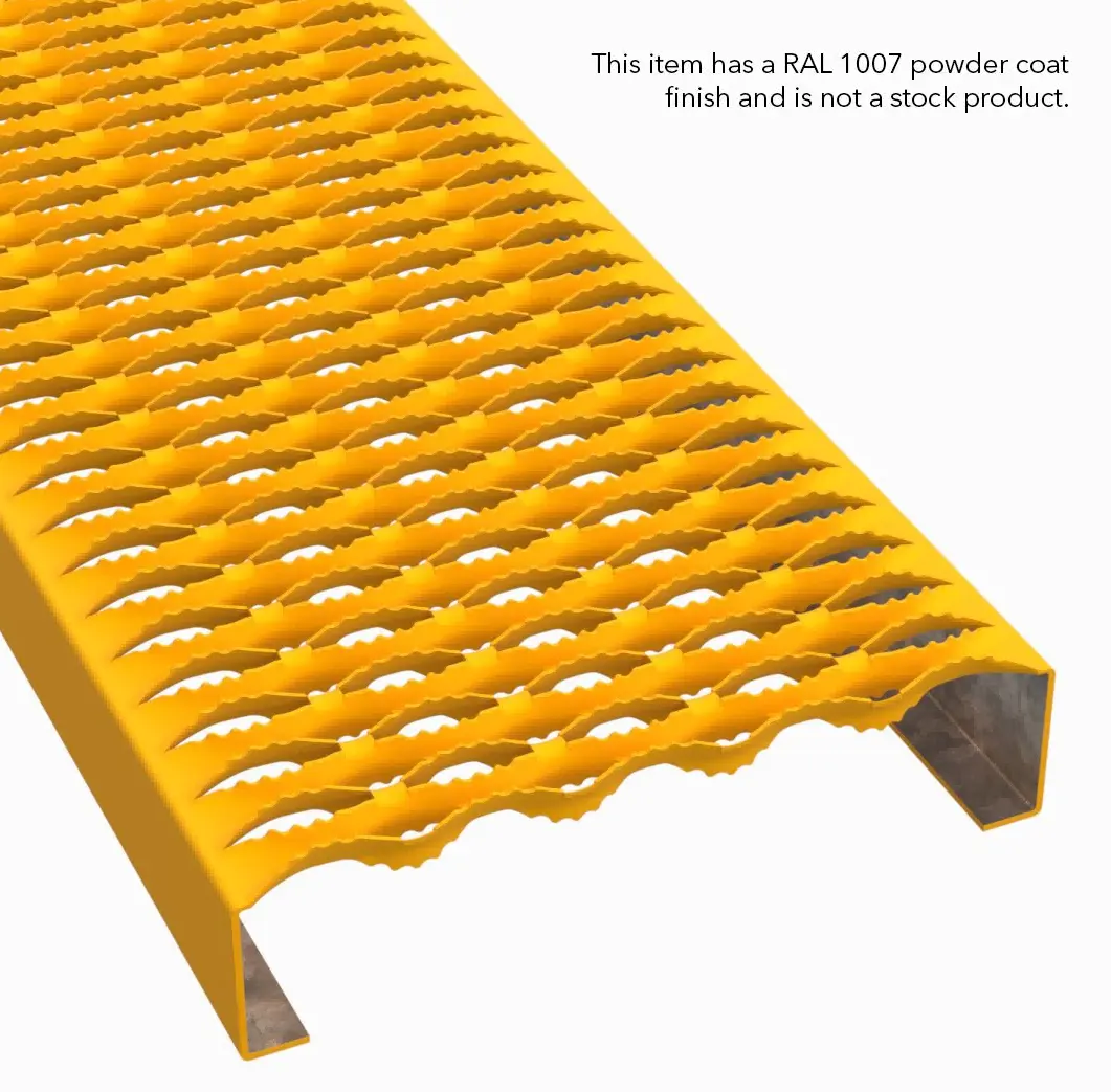 miniatura PLA075 acciaio pre-zincato dentato 11-3/4" Wide plank grigliato 5