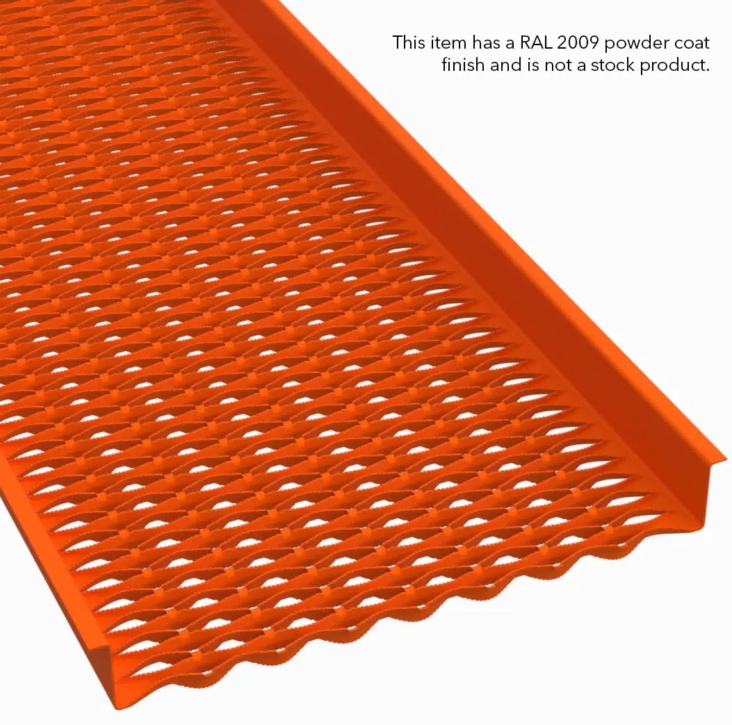 miniatura PLA121 acciaio pre-zincato dentato 30" Wide passerella pesante grigliato 6