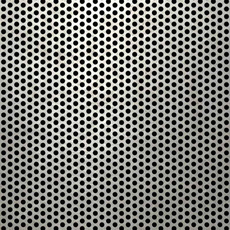 RO-192 Round Staggered Perforated Stainless Steel Sheet