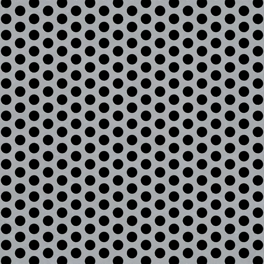 RO-027 Round Staggered Perforated Aluminum Sheet