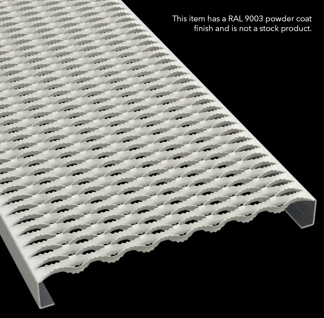 PLA058 5052-H32 Aluminum Serrated 18-3/4" Wide Plank Grating thumbnail 4