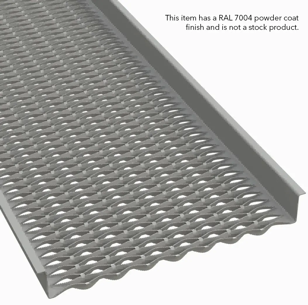 miniatura PLA121 acciaio pre-zincato dentato 30" Wide passerella pesante grigliato 3