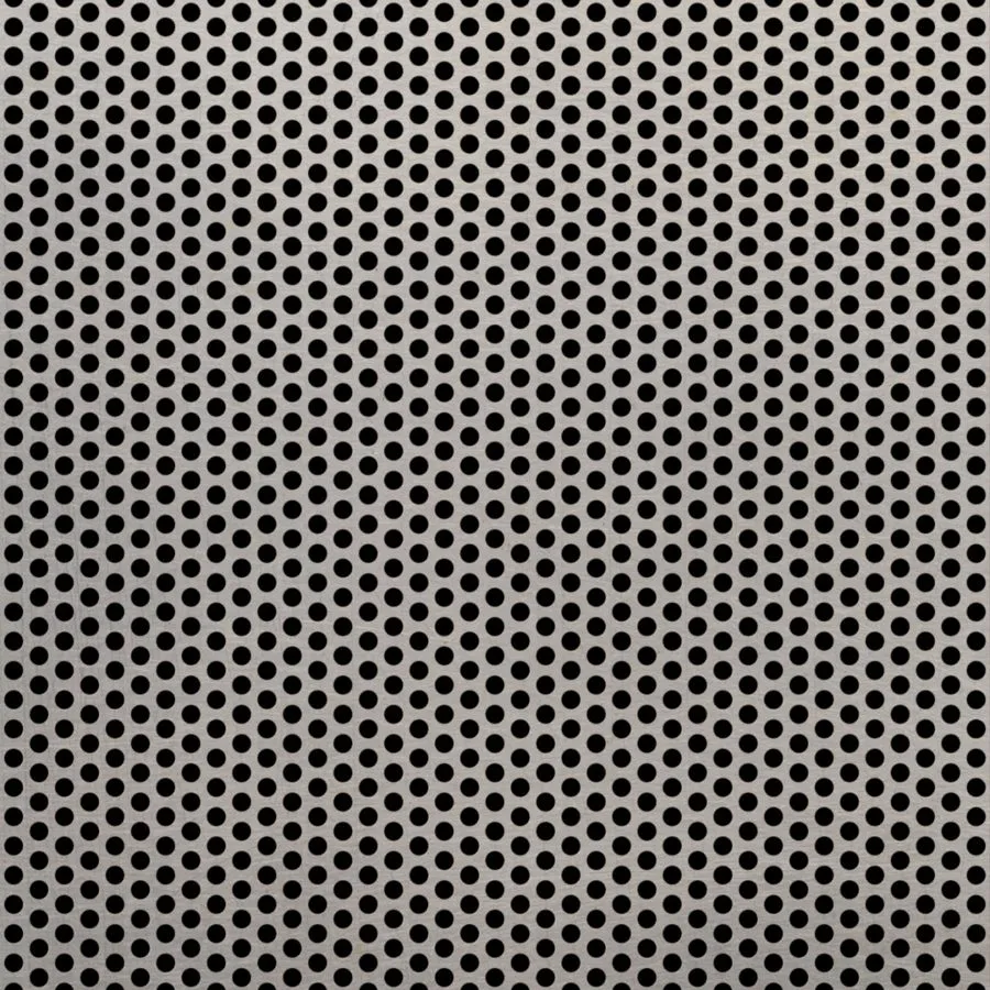 RO-060 Round Staggered Perforated Stainless Steel Sheet