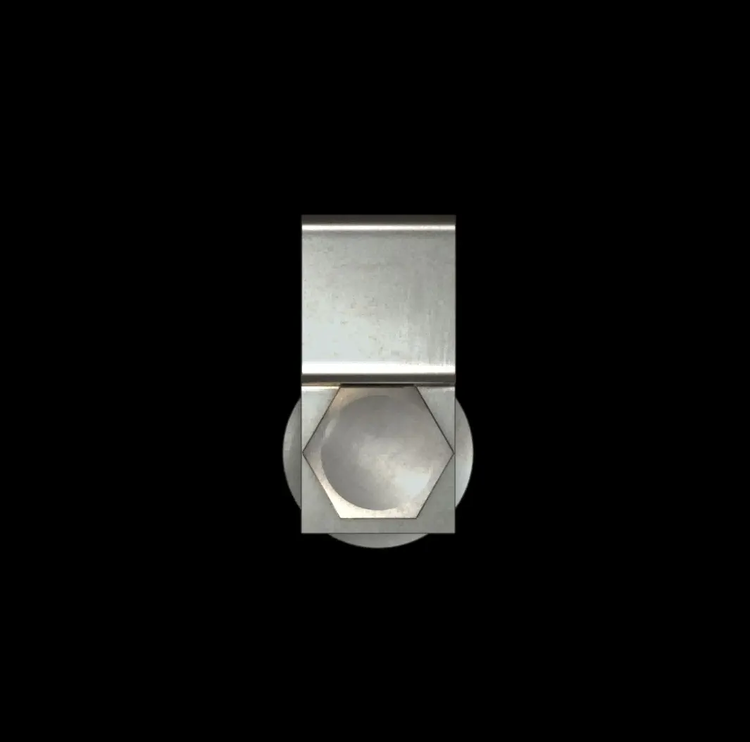 ACC045 316 Stainless Steel Type J1 Hold-Down Clip for FRP Grating thumbnail 3