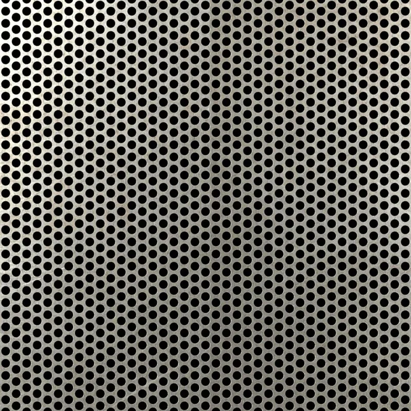 RO-117 Round Staggered Perforated Carbon Steel Sheet