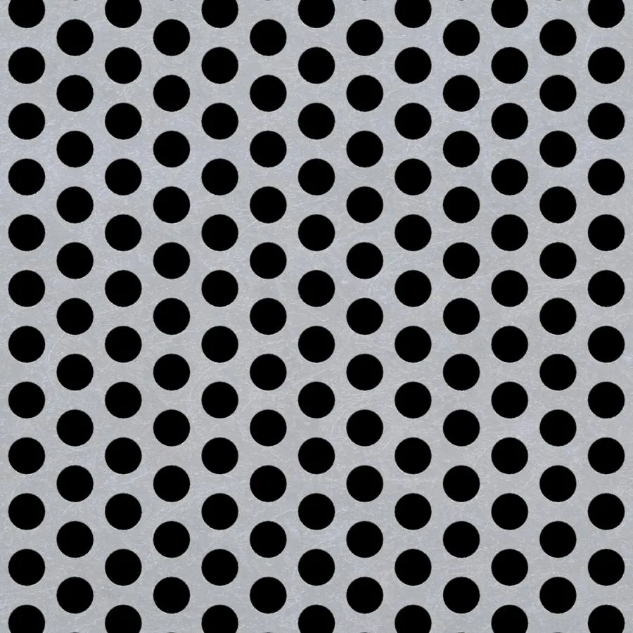 RO-129 Round Staggered Perforated Aluminum Sheet