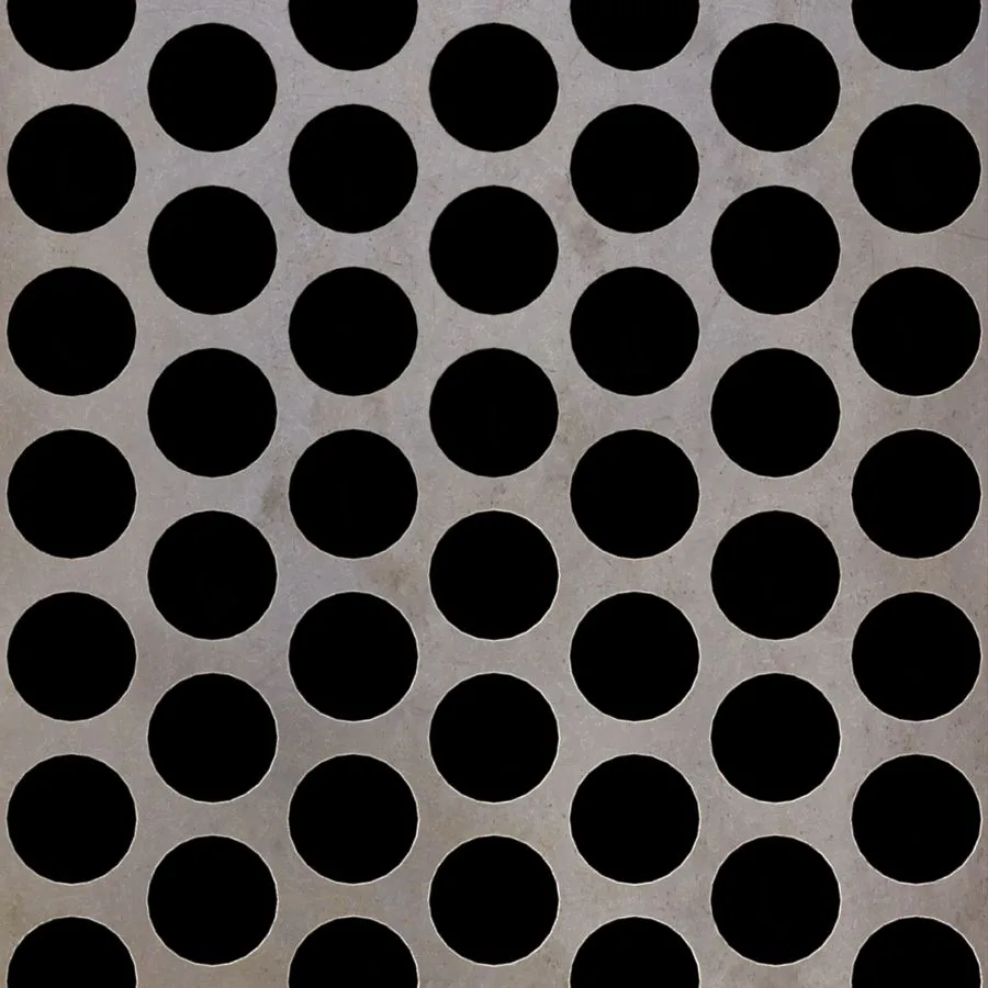 RO-144 Round Staggered Perforated Carbon Steel Sheet