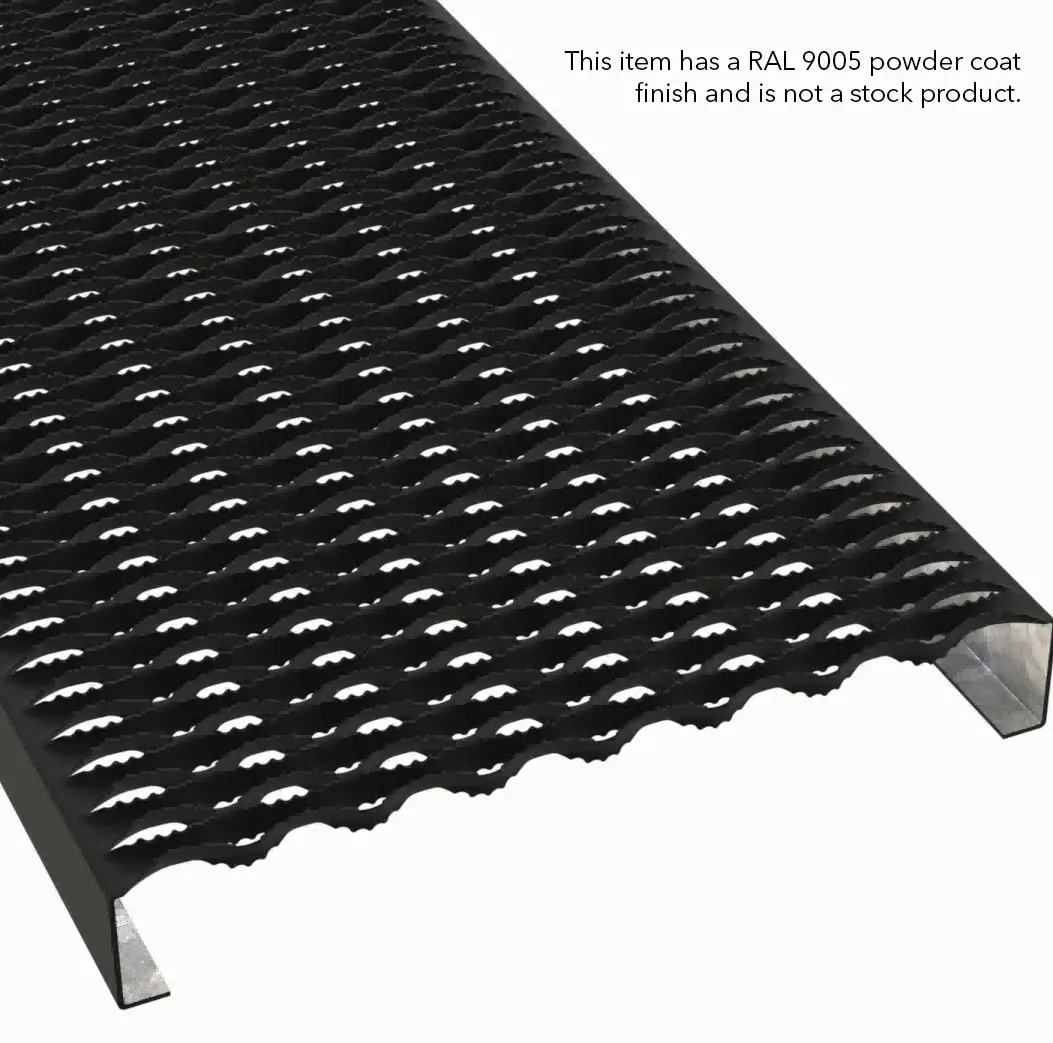 PLA158 Pre-Galvanized Steel Serrated 18-3/4" Wide Plank Grating thumbnail 2