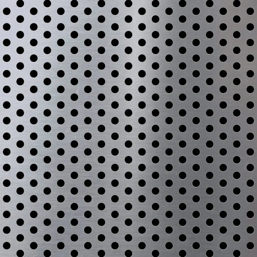 RO-114 Round Staggered Perforated Aluminum Sheet