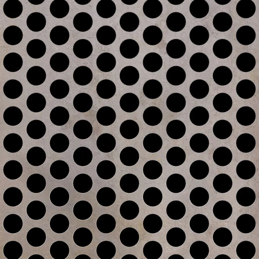 RO-200 Round Staggered Perforated Carbon Steel Sheet