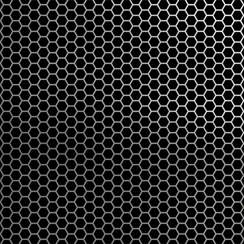 HE-006 sechseckig versetztes Aluminium-Lochblech