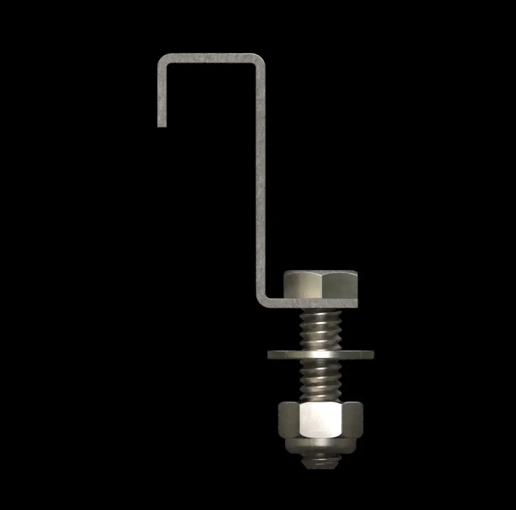 ACC054 316 Stainless Steel Type J2 Hold-Down Clip for FRP Grating thumbnail 5