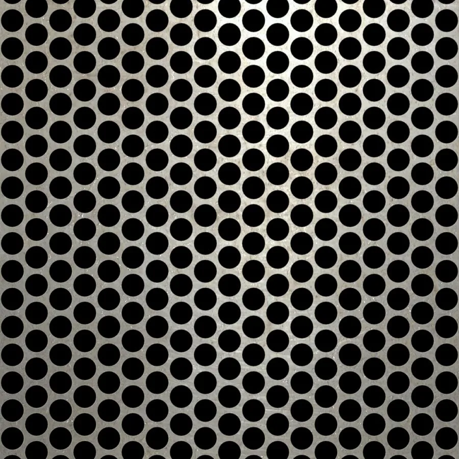 RO-036 Round Staggered Perforated Carbon Steel Sheet