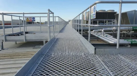 Rooftop Maintenance Safety Walkway and Platform System thumbnail 2