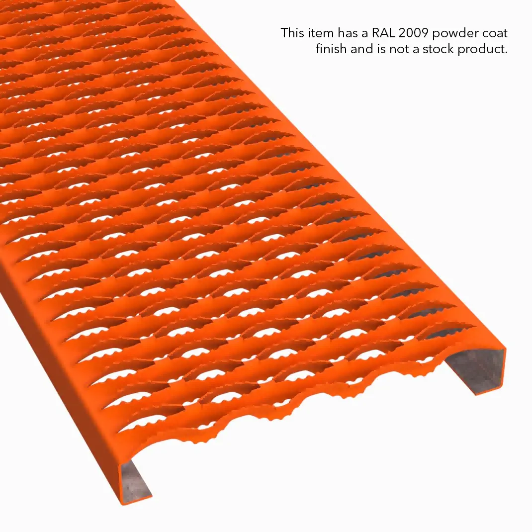 PLA009 aço pré-galvanizado serrilhado 9-1/2" Wide plank gradil miniatura 6