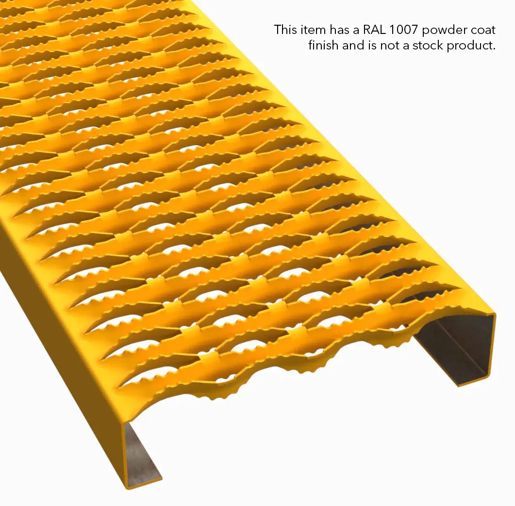 PLA077 HRPO Carbon Steel Serrated 9-1/2" Wide Plank Grating thumbnail 5