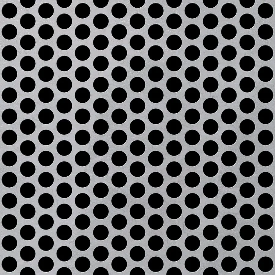 RO-120 Round Staggered Perforated Aluminum Sheet