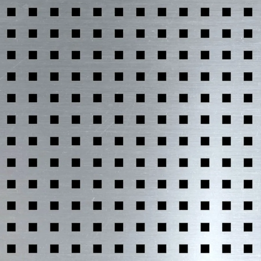 SQ-021 Square Straight Perforated Aluminum Sheet