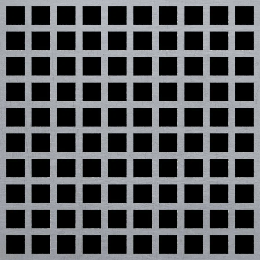 SQ-020 Square Straight Perforated Aluminum Sheet
