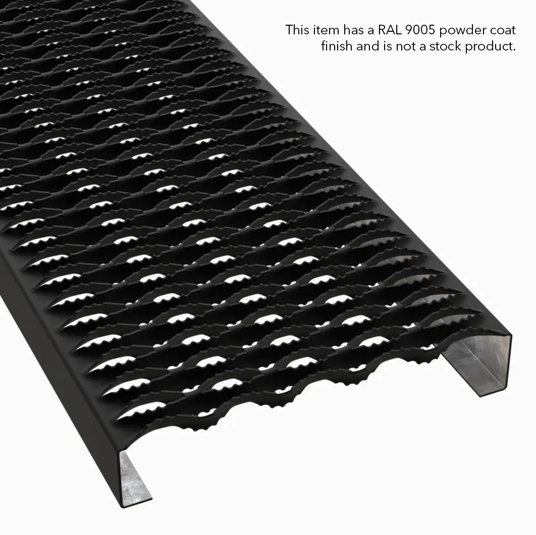 PLA033 Pre-Galvanized Steel Serrated 11-3/4" Wide Plank Grating thumbnail 2