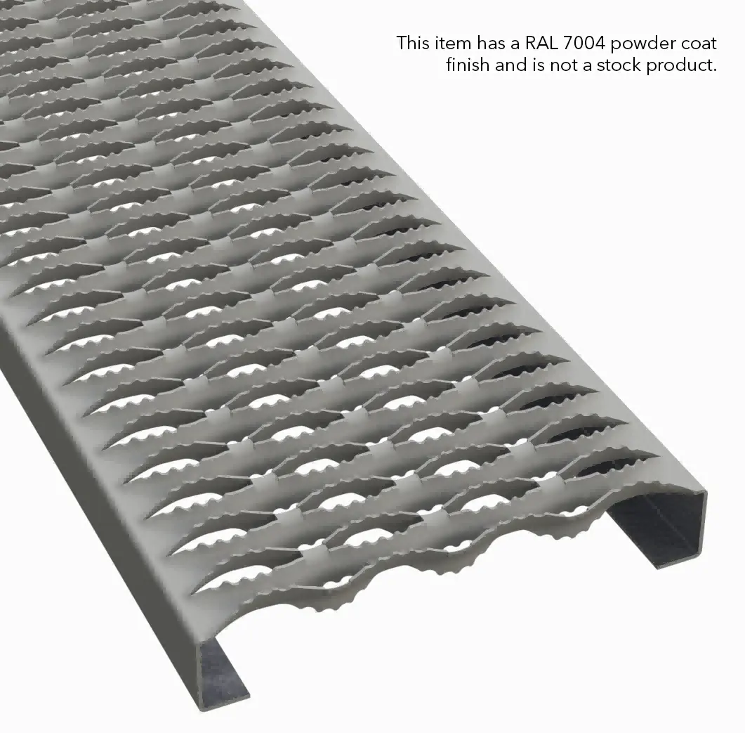PLA087 alumínio 5052-H32 serrilhado 9-1/2" Wide plank gradil miniatura 3