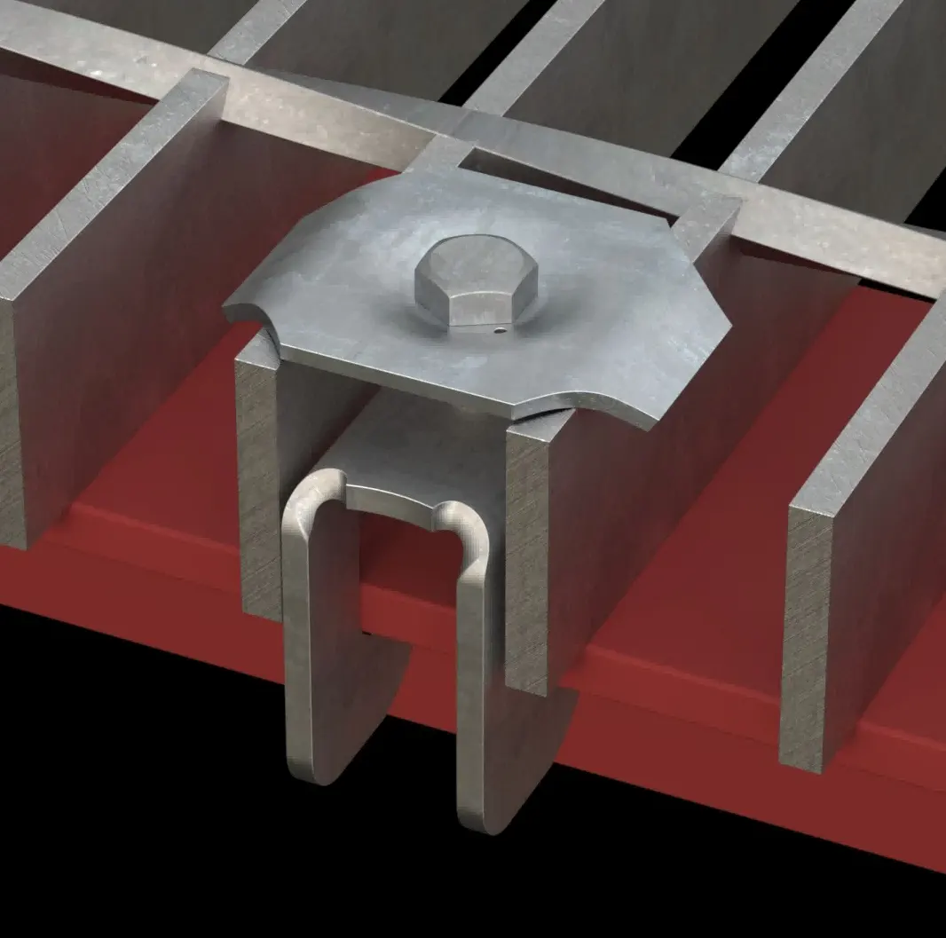 ACC004 Galvanized Steel Type GG1B Saddle Clip for Bar Grating thumbnail 8