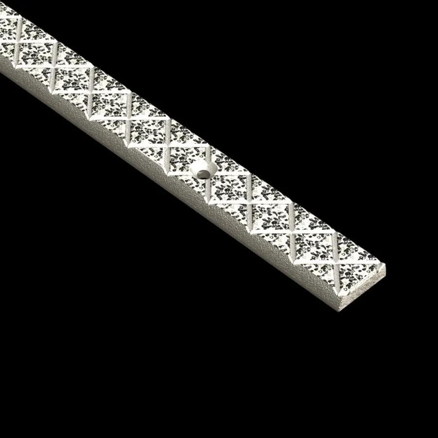 ACC068 gegossene abrasive Trittkante (Breite 1-1/4") für Plank-Gitterrost