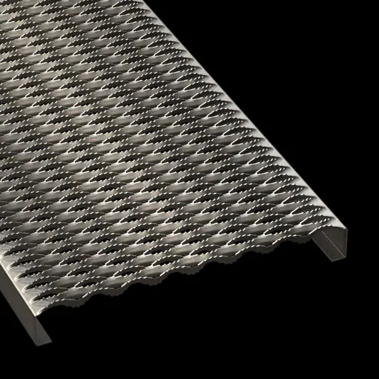 PLA015 5052-H32 Aluminum Serrated 18-3/4" Wide Plank Grating industrial grating product detail