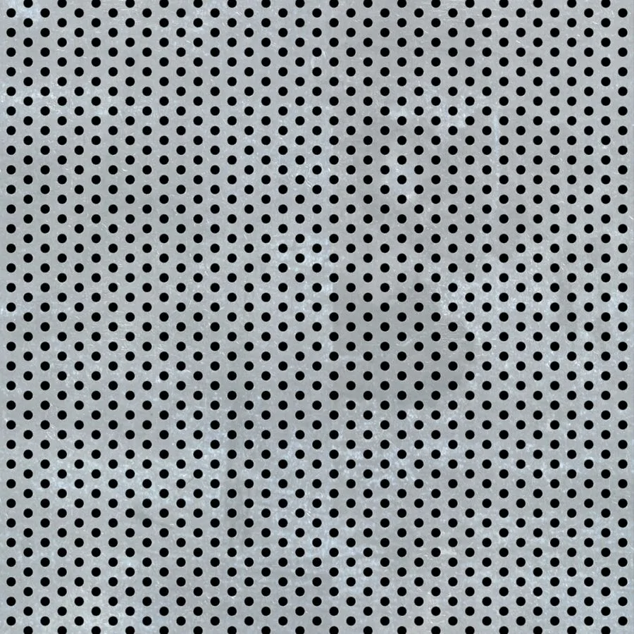 RO-002 Round Staggered Perforated Galvanized Steel Sheet