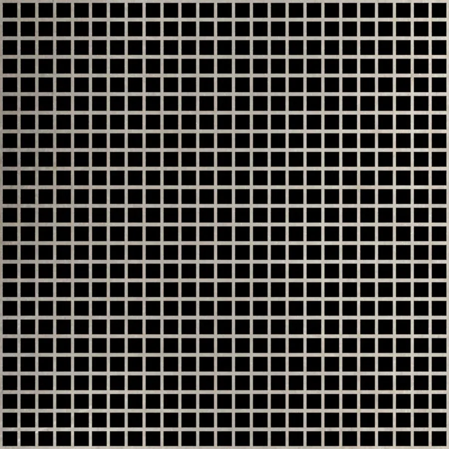 SQ-003 Square Straight Perforated Carbon Steel Sheet