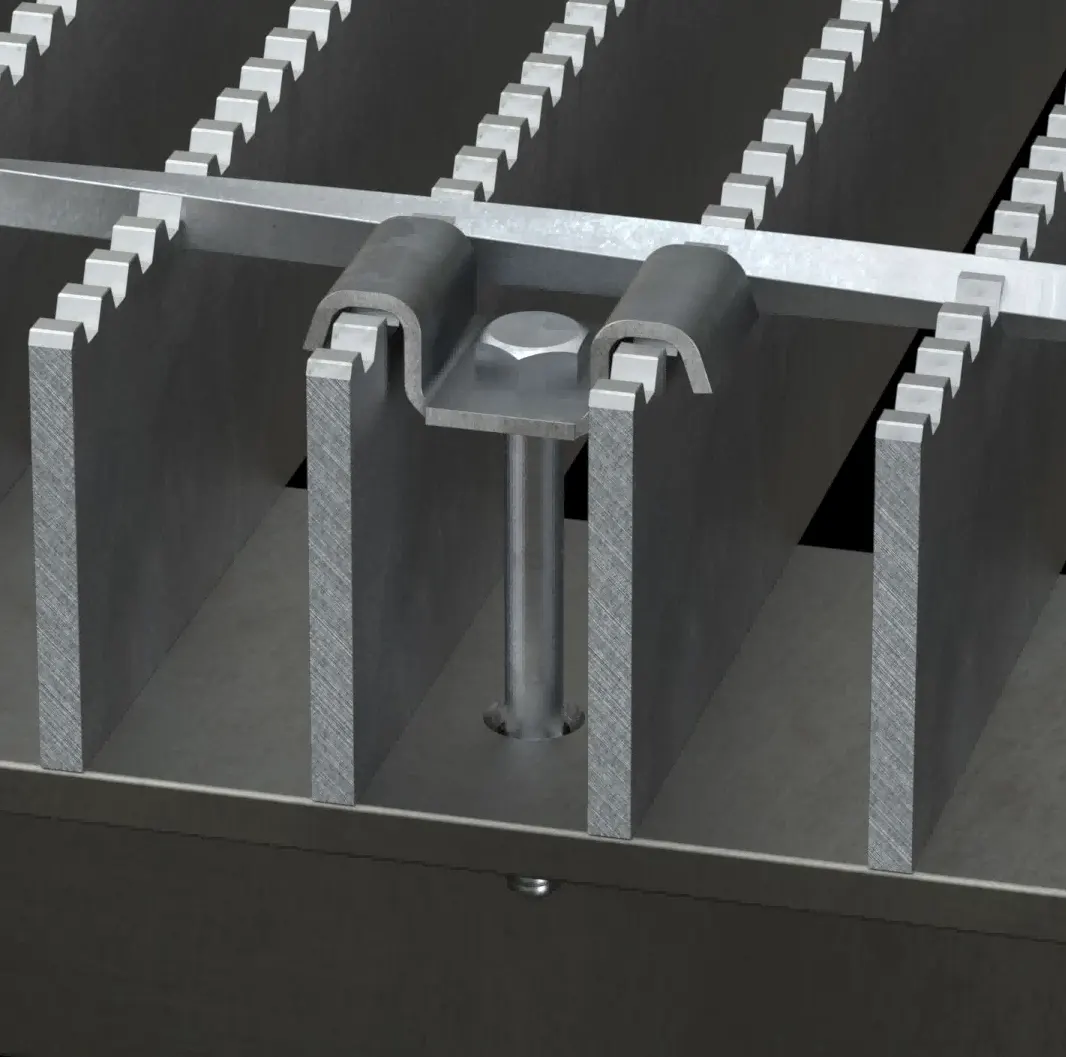 ACC001 Galvanized Steel Type CB Saddle Clip for Bar Grating thumbnail 7