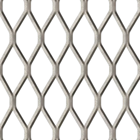 09S2860SS Standard-Streckmetall erhöht aus Edelstahl Miniaturansicht 1