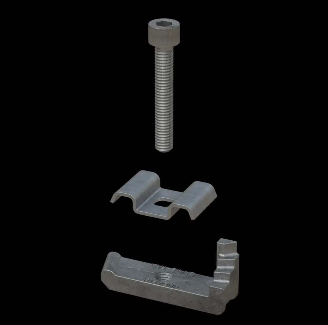 ACC014 Pre-Galvanized Steel Type GFS Saddle Clip for Bar Grating thumbnail 2