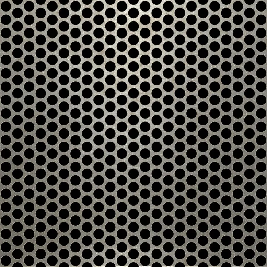 RO-099 Round Staggered Perforated Carbon Steel Sheet