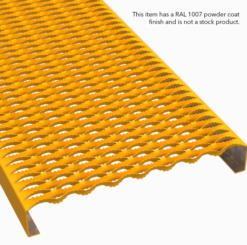 PLA158 Pre-Galvanized Steel Serrated 18-3/4" Wide Plank Grating thumbnail 5