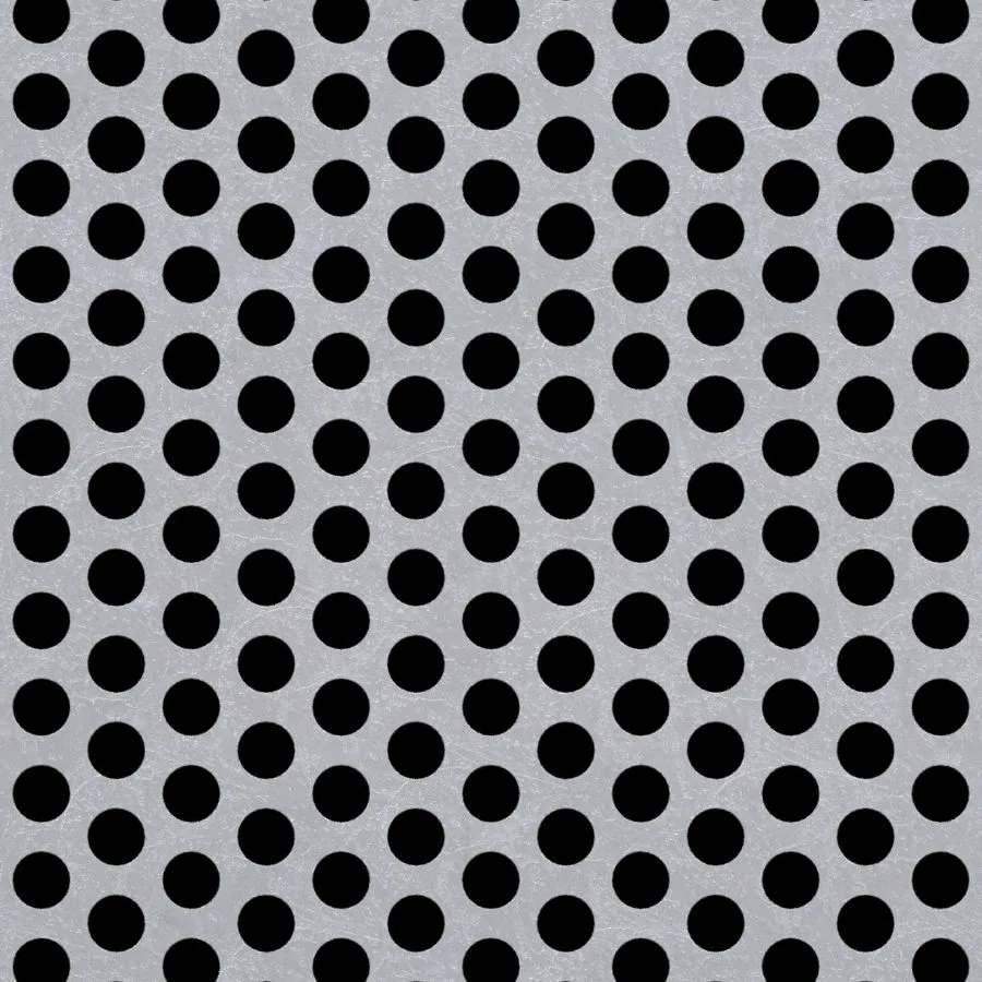 RO-156 Round Staggered Perforated Aluminum Sheet