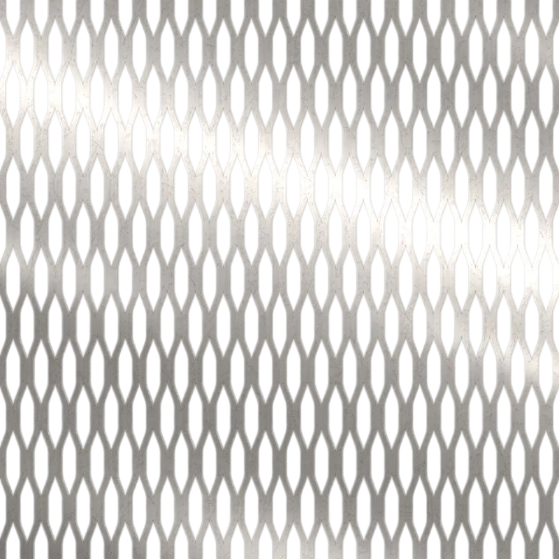 18F0417SS Flattened Stainless Steel Expanded Metal