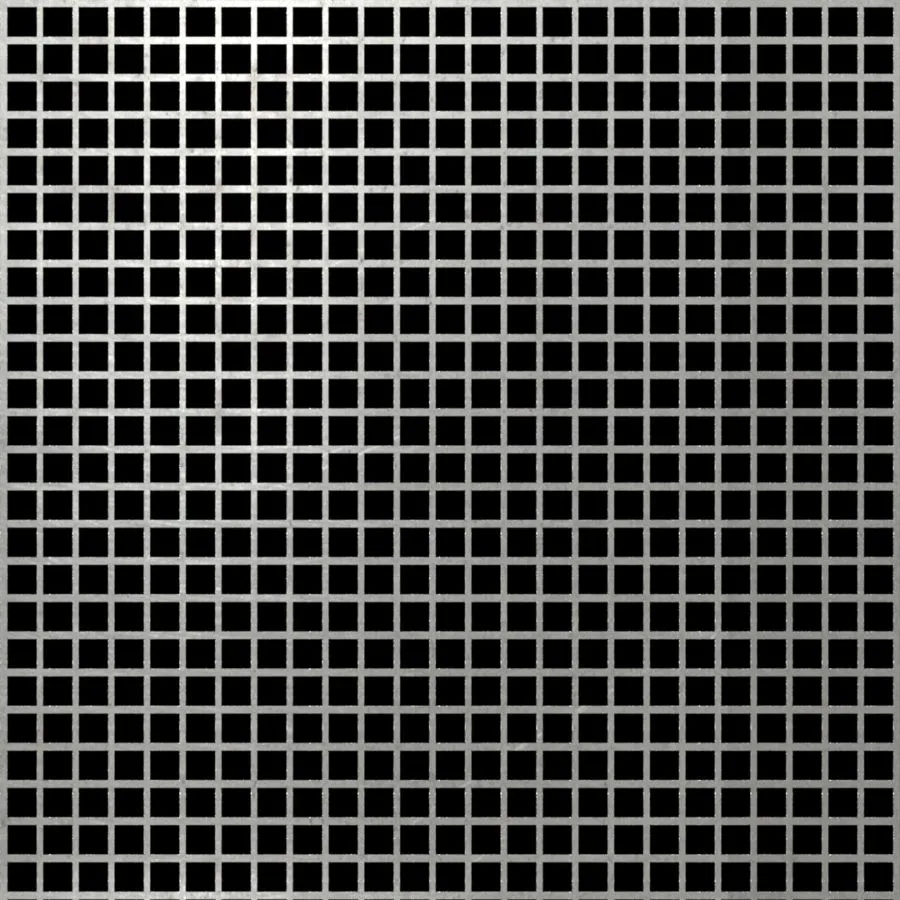 SQ-017 Square Straight Perforated Stainless Steel Sheet