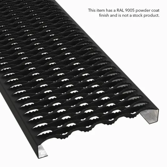 PLA009 aço pré-galvanizado serrilhado 9-1/2" Wide plank gradil miniatura 2