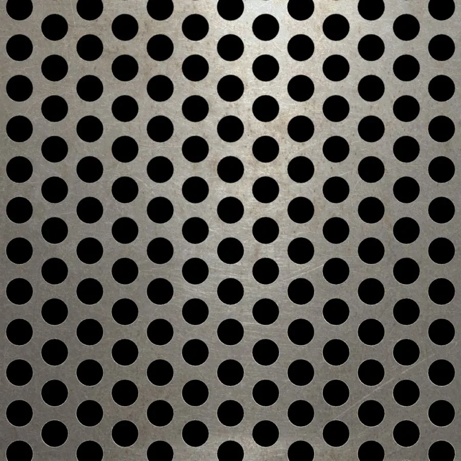 RO-003 Round Staggered Perforated Carbon Steel Sheet