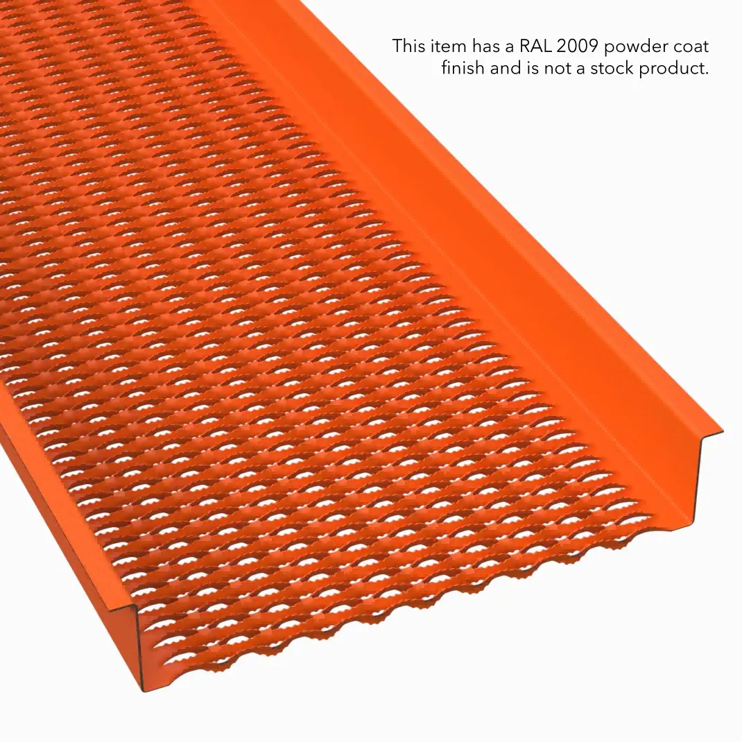 PLA016 Pre-Galvanized Steel Serrated 24" Wide Walkway Grating thumbnail 6