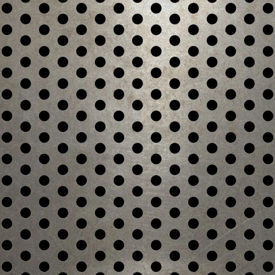 RO-112 Round Staggered Perforated Carbon Steel Sheet